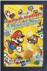 Framed - Mario Paper Sticker Star